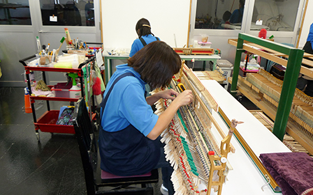 バットスプリングコードの張り替え